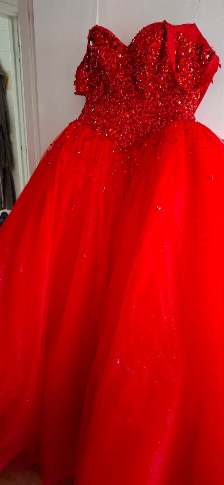 ALBERTO AXU Couture jurk, Ophalen of Verzenden, Zo goed als nieuw, Rood, Trouwjurk