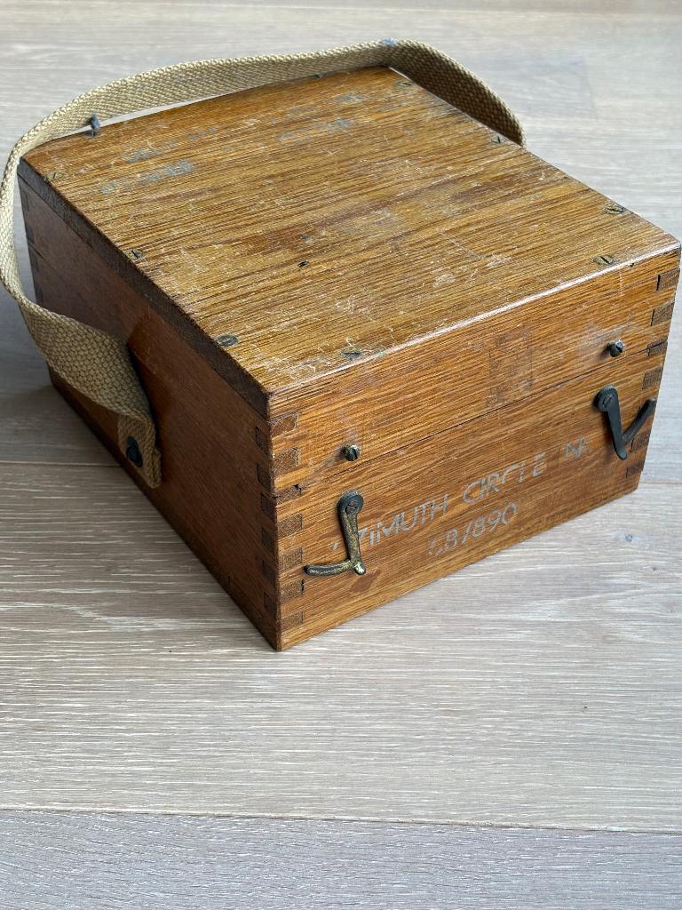 RAF Azimuth Circle in originele case, Verzamelen, Ophalen of Verzenden, Luchtmacht, Engeland