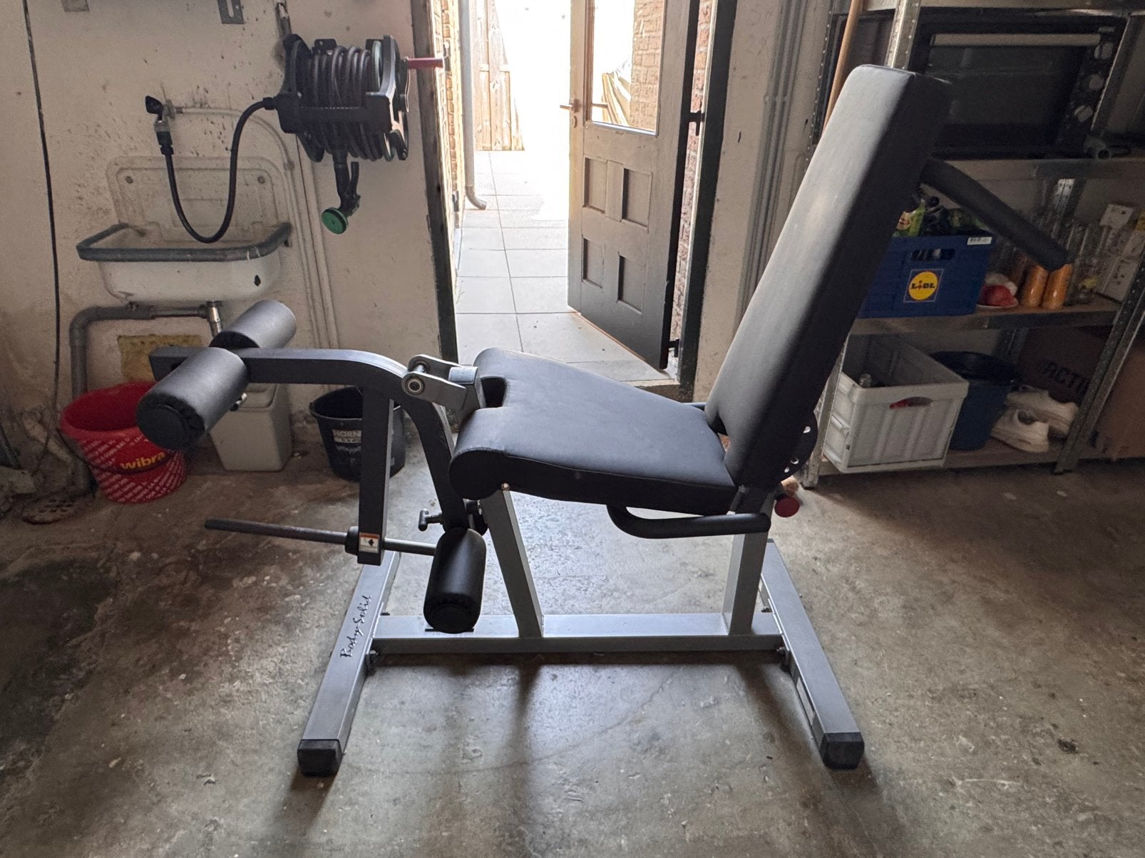 Body-Solid Leg Extension/ Hamstring Curl machine, Ophalen, Zo goed als nieuw, Overige typen