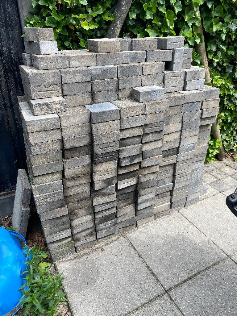Stenen 15x15cm, Ophalen, Gebruikt, Klinkers, 5 tot 10 m²
