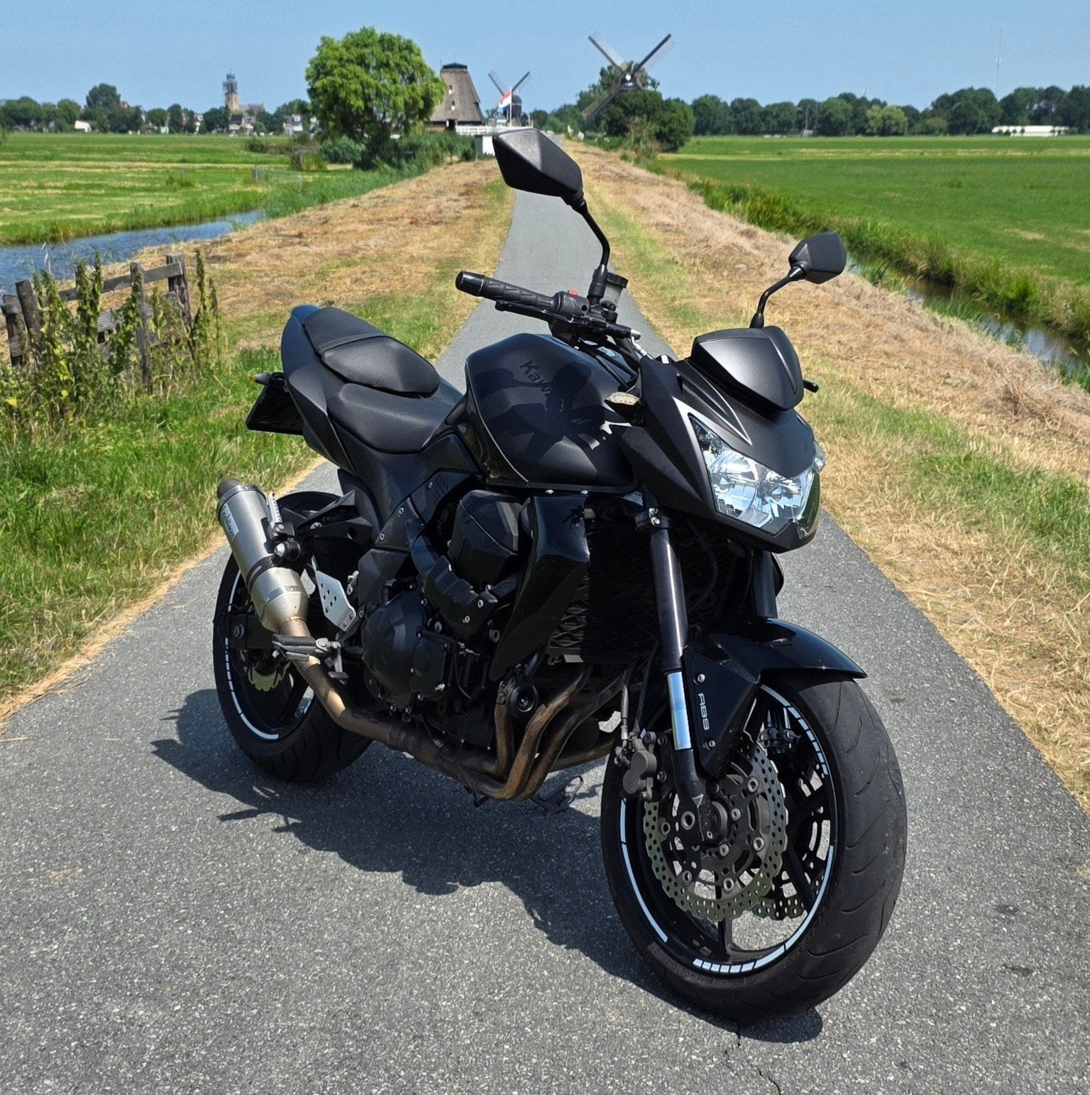 Kawasaki Z750 BlackOnBlack 💯, 750 cc, 4 cilinders, Bedrijf, Sportuitlaat