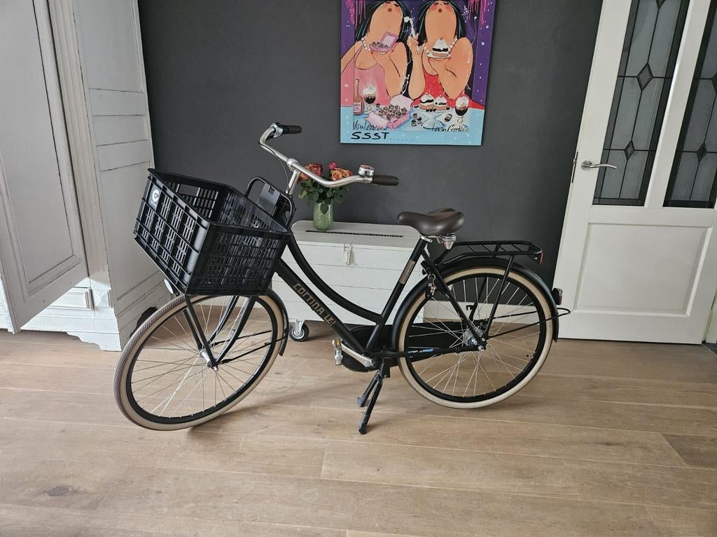 Damesfiets Cortina U4 Transport 28 inch, Fietsen en Brommers, Fietsen | Dames | Damesfietsen, Terugtraprem, Versnellingen, 56 cm of meer