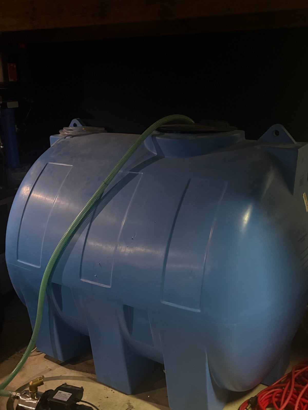Watertank 2000L voor osmose water, Tuin en Terras, 150 liter of meer, Ophalen, Gebruikt, Kunststof