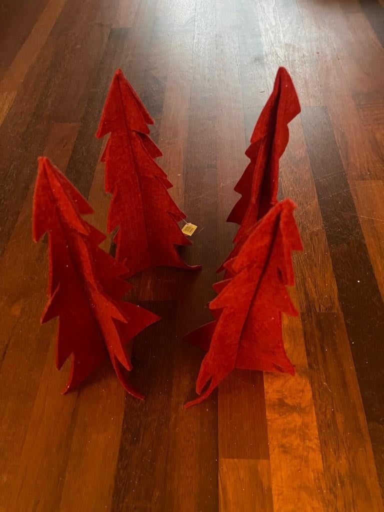 Stoffen kerstbomen, Ophalen of Verzenden, Gebruikt