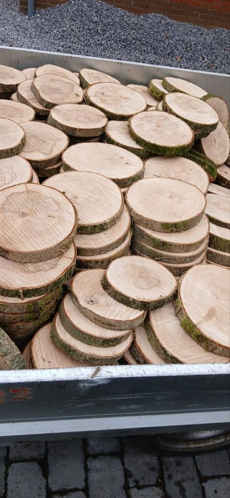 Mooie houten schijven, Doe-het-zelf en Verbouw, Hout en Planken, Minder dan 25 mm, Ophalen of Verzenden, Plank, Minder dan 200 cm
