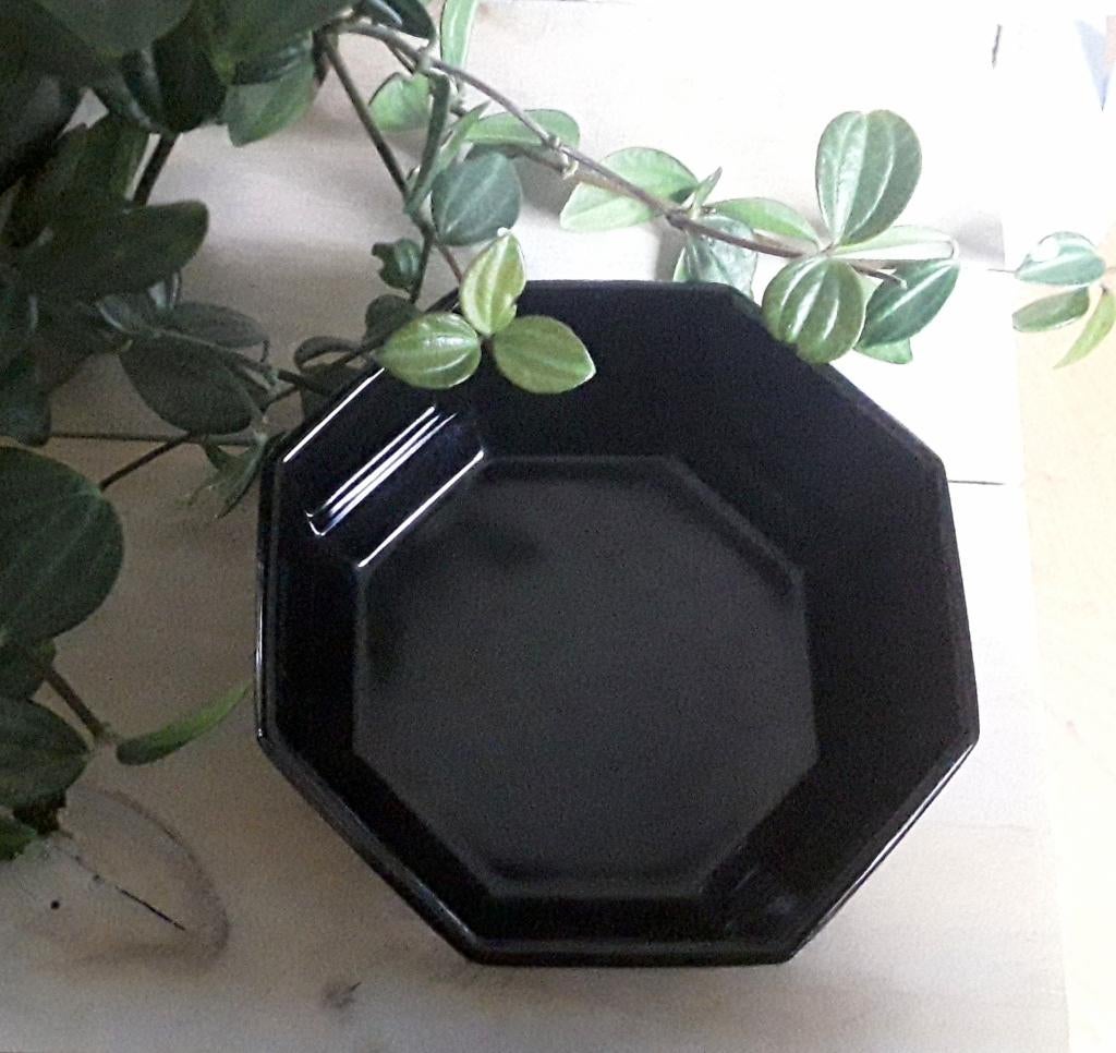 Vintage 8-hoekig schaaltje - Arcoroc Octime France, Huis en Inrichting, Keuken | Servies, Gebruikt, Ophalen of Verzenden, Overige stijlen