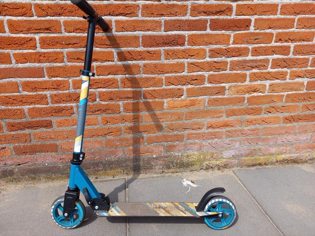 Stepje blauw, Fietsen en Brommers, Steps, Ophalen, Gebruikt, Gewone step, Nijdam