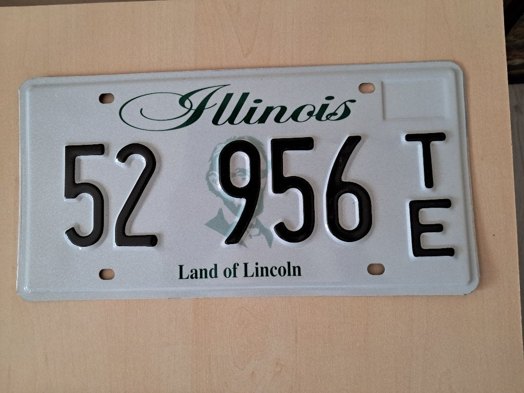 Kentekenplaat Illinois Amerika usa., Ophalen of Verzenden, Gebruikt, Auto's