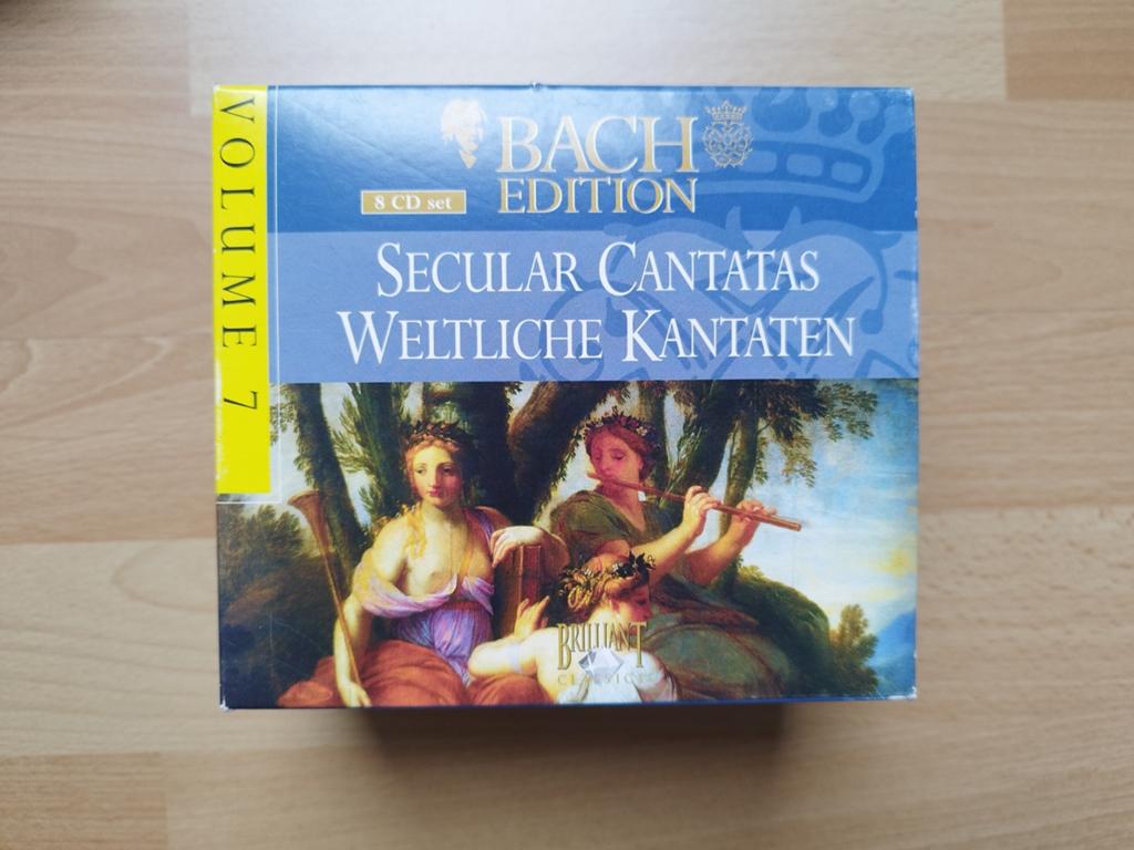 Cd box Bach - Seculiere cantates, Cd's en Dvd's, Ophalen of Verzenden, Barok, Zo goed als nieuw, Overige typen