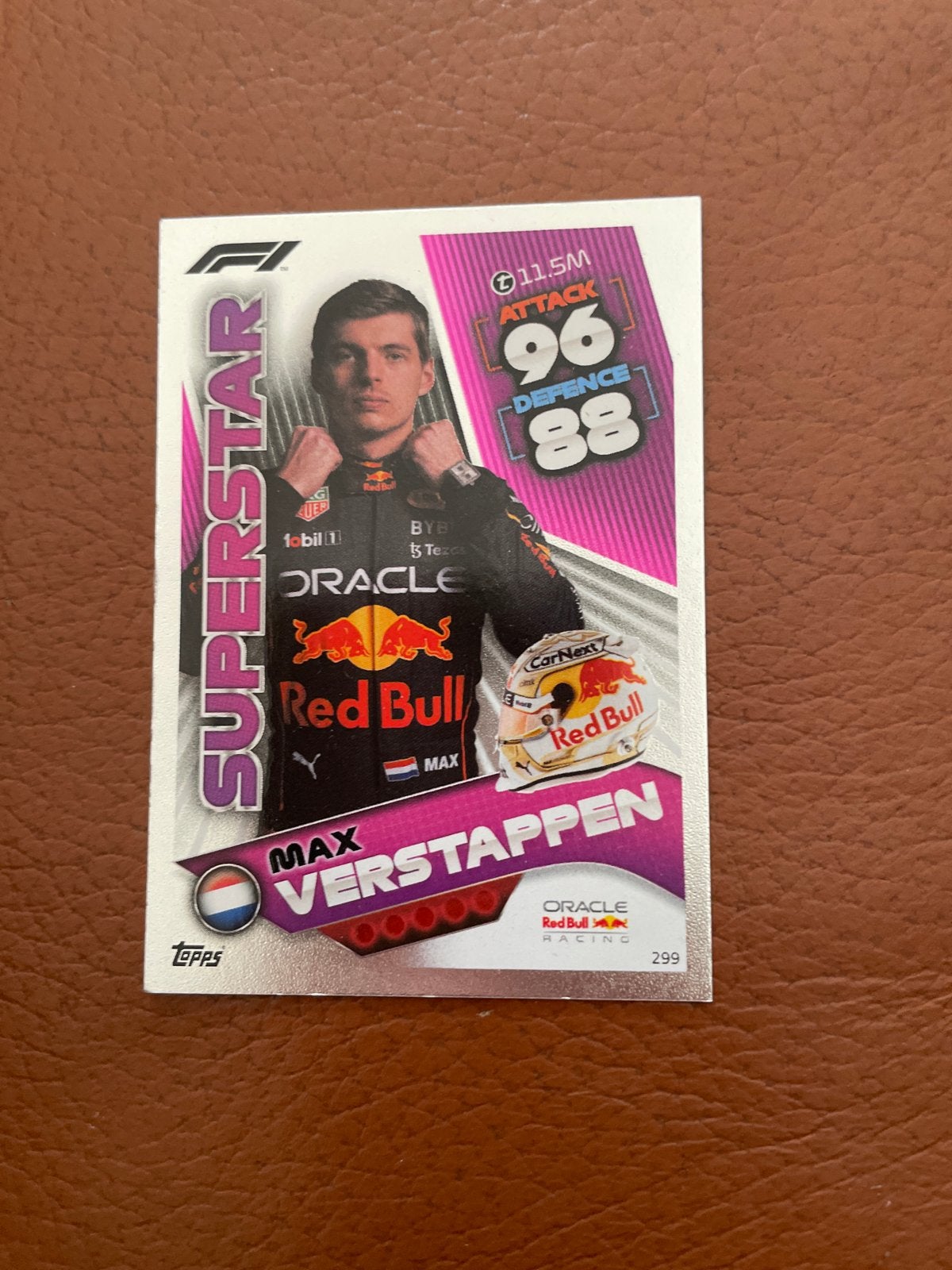 Max Verstappen Topps Turbo Attax 2022 Superster Kaart, Ophalen of Verzenden, Zo goed als nieuw, Overige sporten, Spelerskaart
