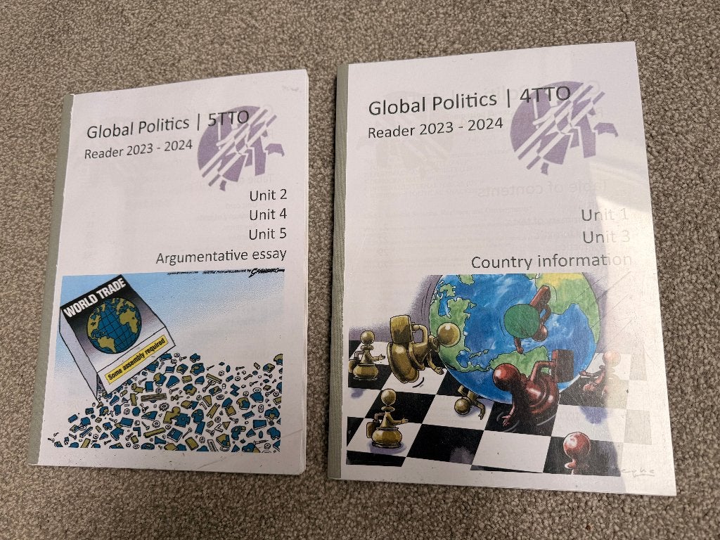 Global Politics Reader (2 delen), VWO, Nieuw, Diverse auteurs, Ophalen of Verzenden