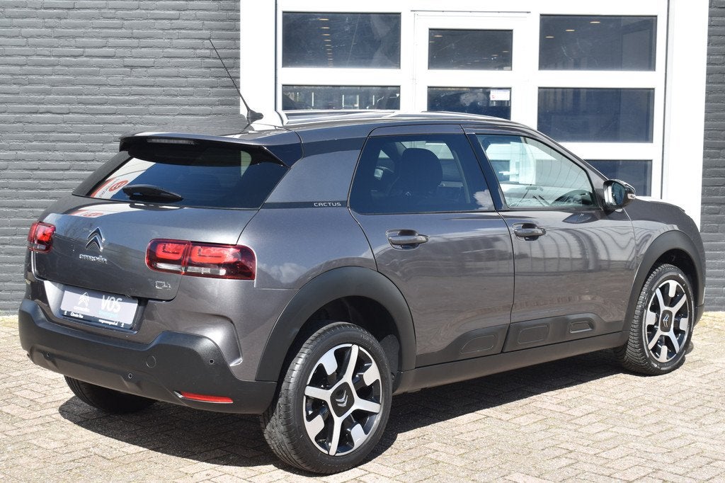 Citroën C4 Cactus PureTech EAT6 Shine Automaat | Navi | Cam, Stof, Gebruikt, Zwart, 1199 cc