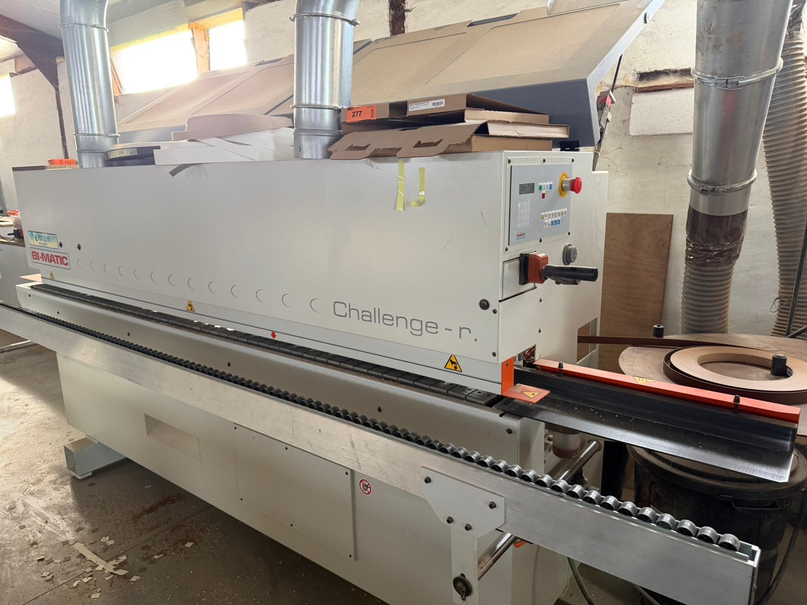 BI-MATIC Challenge-r kantenverlijmer, Ophalen