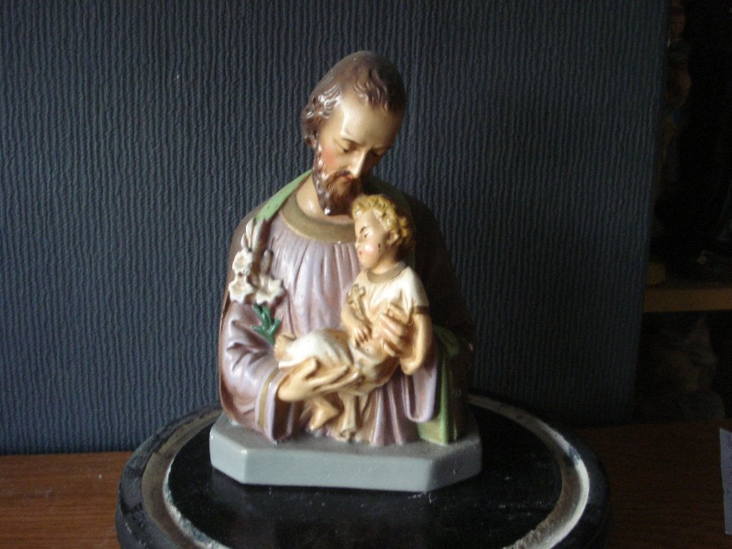 buste van st jozef met kindje jezus op de arm, Ophalen of Verzenden