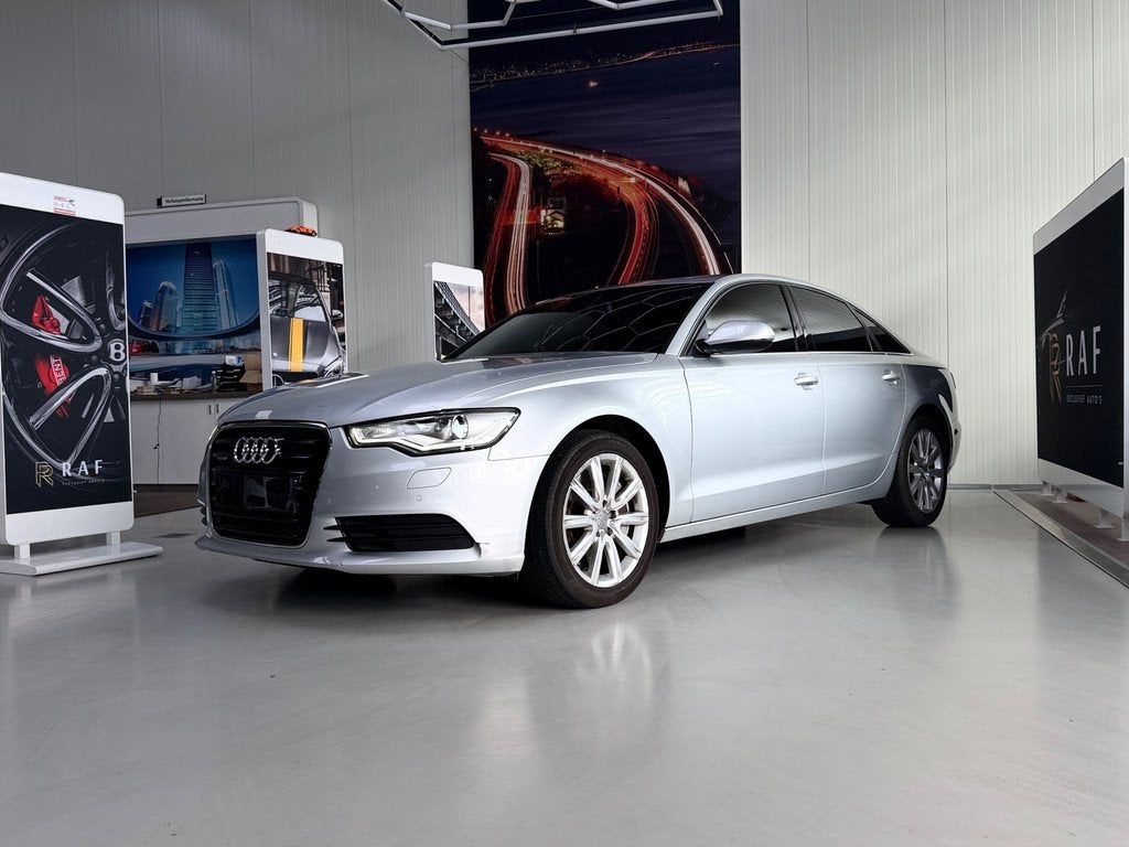 Audi A6 Limousine 2.0 TFSI Pro Line Business,kanteldak, Auto's, Audi, Automaat, Gebruikt, Zwart, Leder