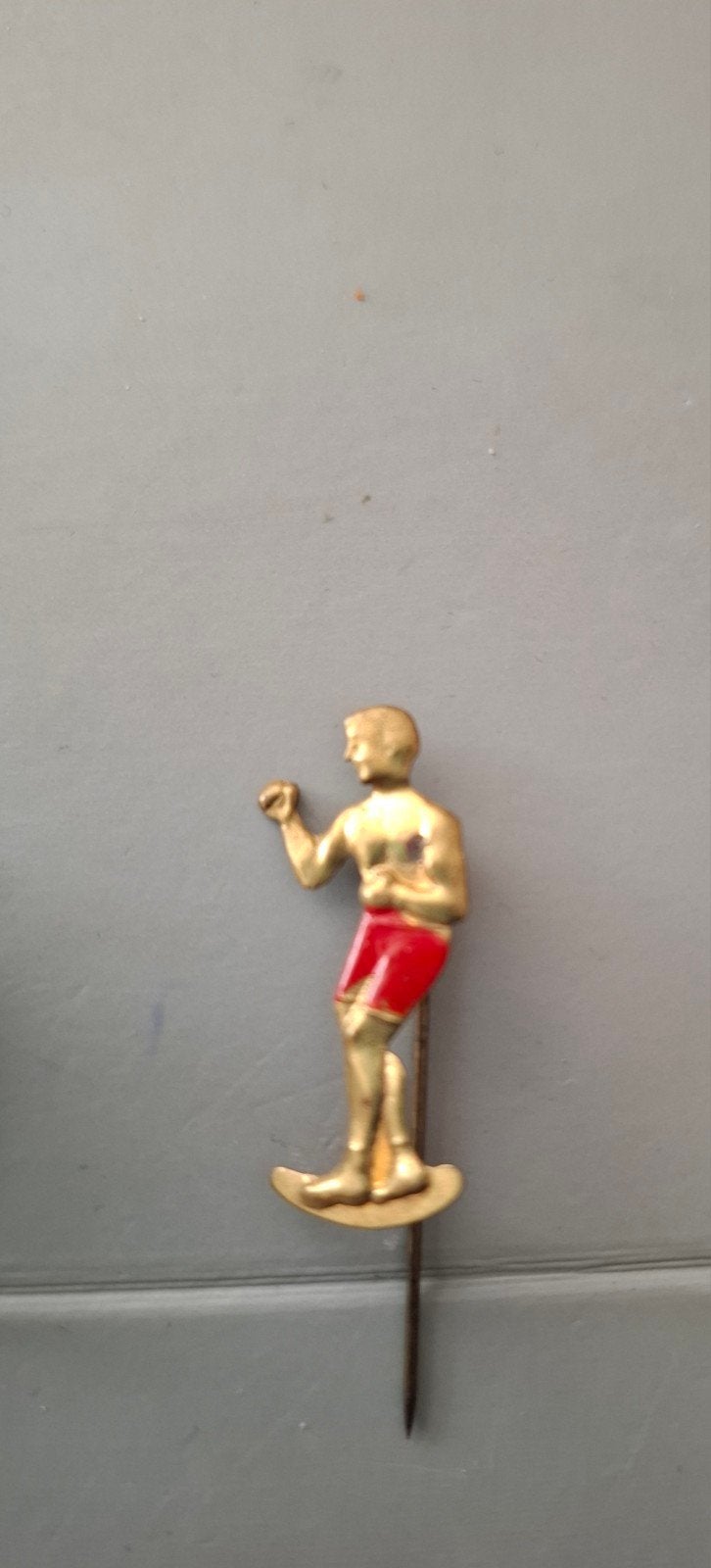 Speldje boxer, Ophalen of Verzenden, Zo goed als nieuw, Sport, Speldje of Pin