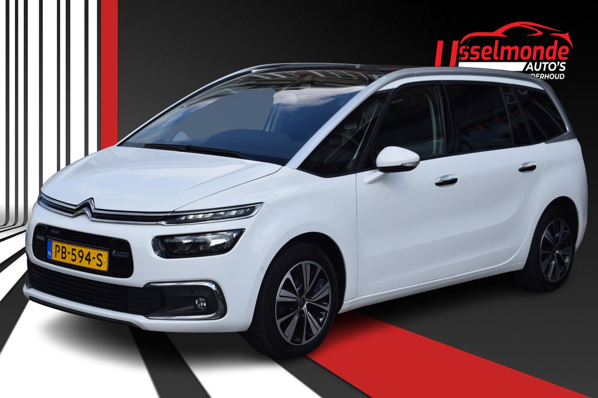 Citroën Grand C4 Picasso 1.2 PureTech Shine automaat 7 pers, Auto's, 1350 kg, Gebruikt, Euro 6, 1199 cc