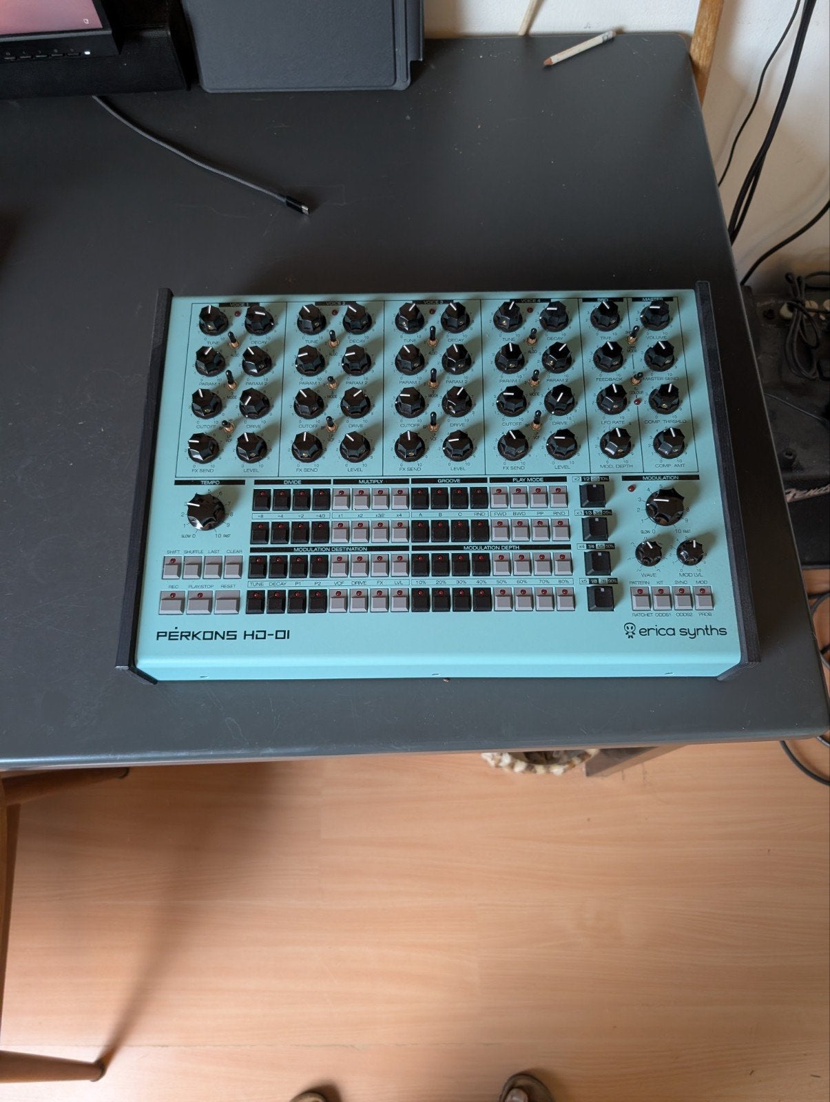 Erica Synths Perkons HD-01 Drummachine - Zo goed als nieuw, Ophalen of Verzenden, Zo goed als nieuw, Overige aantallen, Overige merken