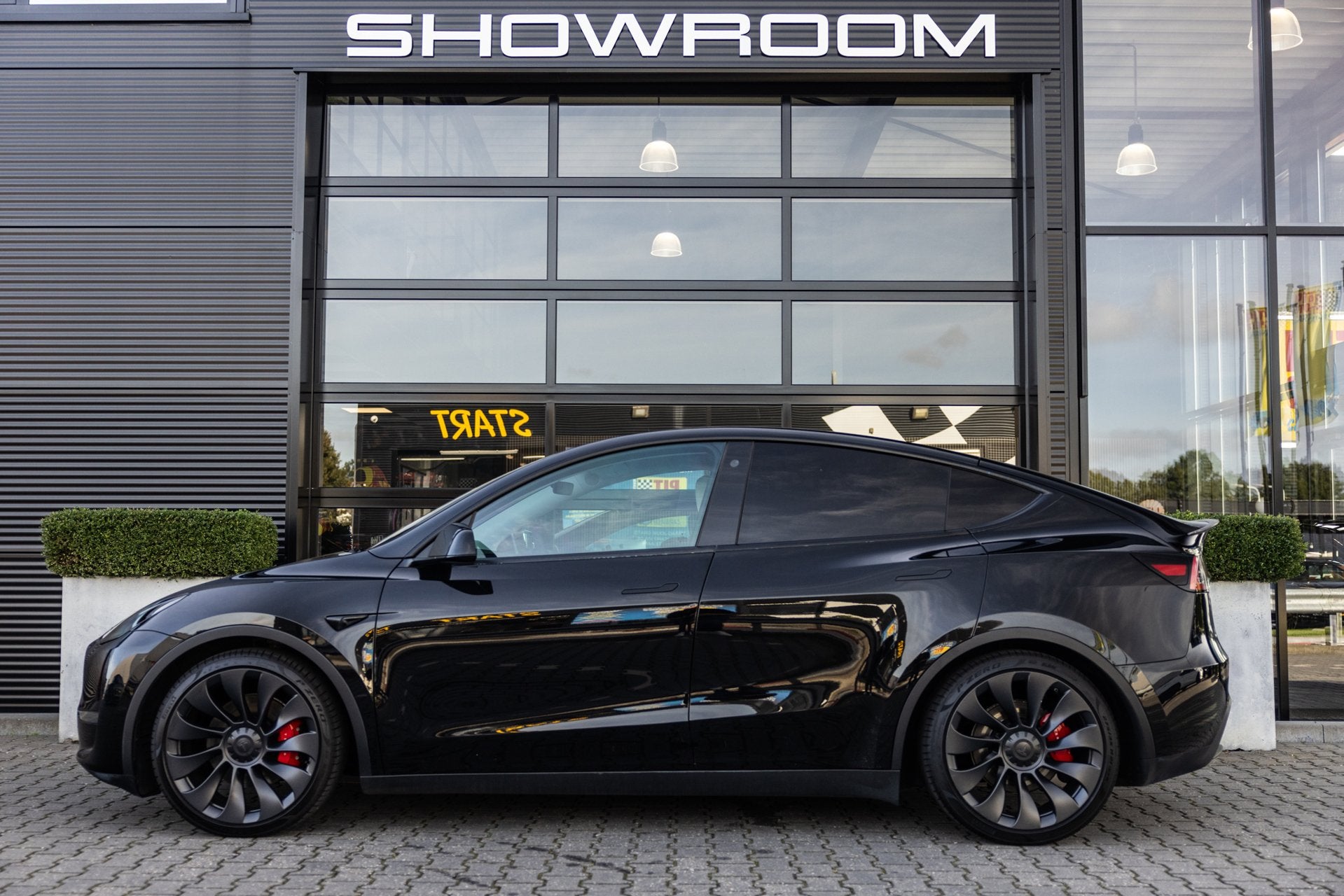 Tesla Model Y Performance AWD 75 kWh, 462 PK NL auto, 1e eig, Auto's, 514 km, Gebruikt, Zwart, Navigatiesysteem
