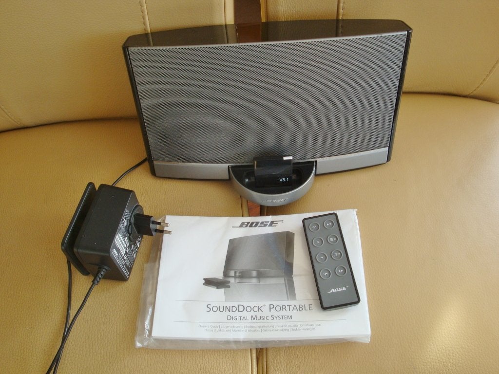 Bose SoundDock Portable Digital Music System Bluetooth, Overige typen, Ophalen of Verzenden, Zo goed als nieuw, Afstandsbediening