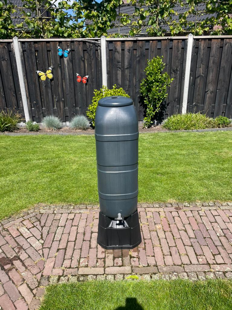 Regenton 100 liter, Tuin en Terras, Regentonnen, 75 tot 150 liter, Ophalen, Zo goed als nieuw