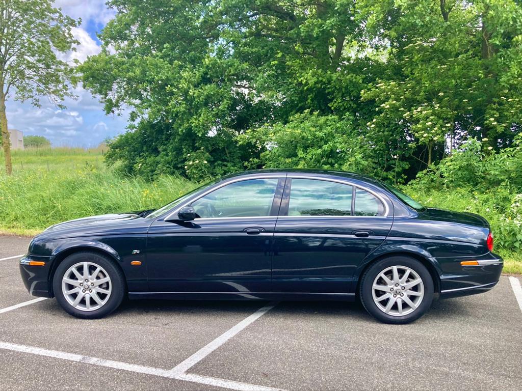 Zeer zeer nette Jaguar S-Type 2003 met Koppakking project, 2497 cc, 1850 kg, Zwart, Sedan