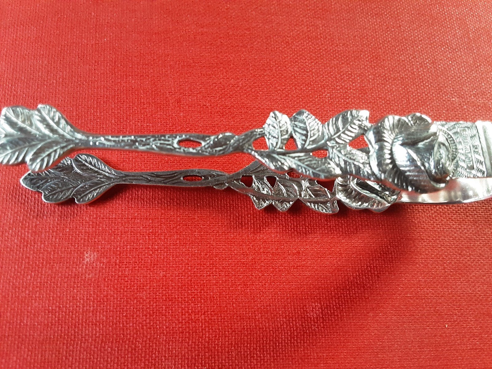verzilverde suikertang en taartschep, Ophalen of Verzenden