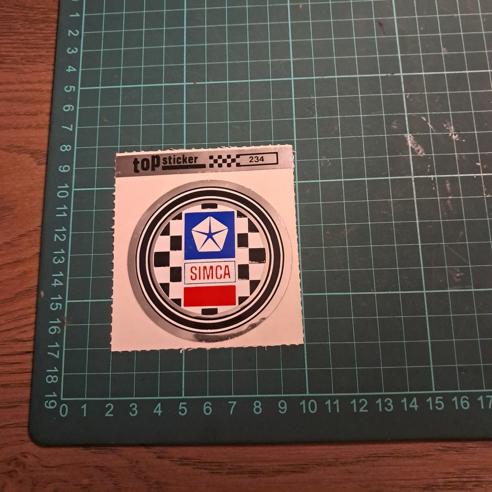 Vintage Simca sticker jaren '80 - Nieuwstaat, Ophalen of Verzenden