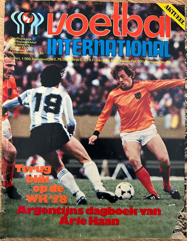 Voetbal International (VI) uit 1978 - WK1978 Terugblik, Ophalen of Verzenden, Gelezen, Sport en Vrije tijd