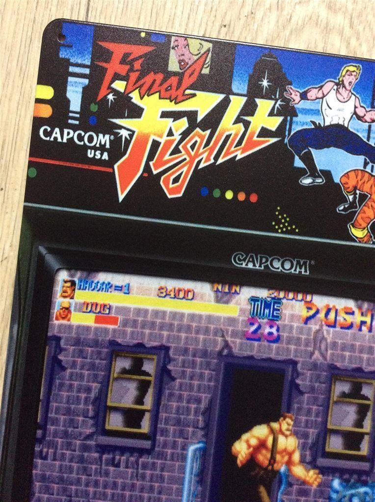 FINAL FIGHT | Capcom Arcade Metalen Wandbord Poster, Spelcomputers en Games, Games | Overige, Vechten, Verzenden, 1 speler, Nieuw