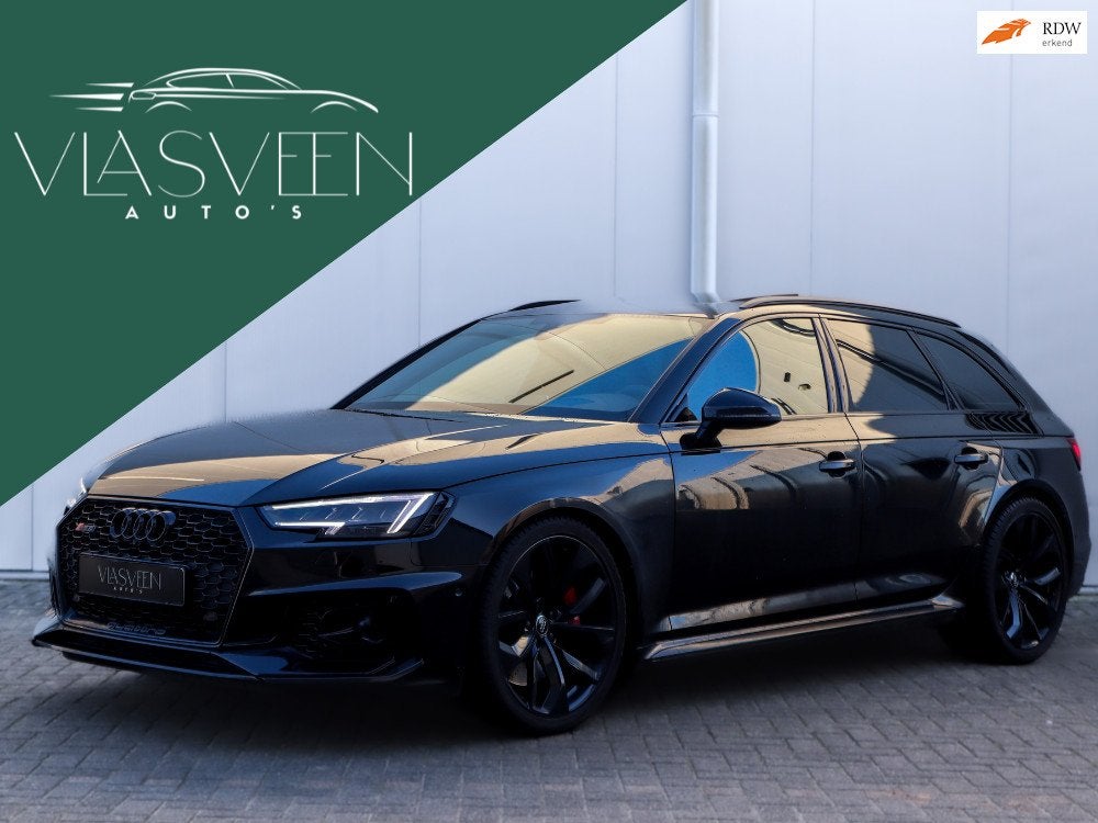 Audi A4 Avant 2.9 TFSI RS 4 quattro B&O Panodak, Auto's, Audi, Automaat, Gebruikt, Euro 6, Zwart