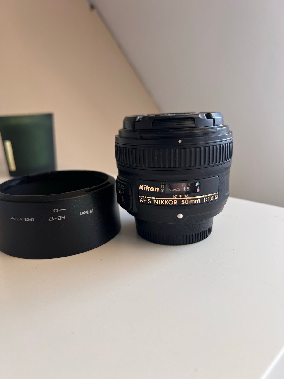 Nikon AF-S Nikkor 50mm f/1.8G objectief, Audio, Tv en Foto, Fotografie | Lenzen en Objectieven, Ophalen, Autofocus, Nikon, Zo goed als nieuw
