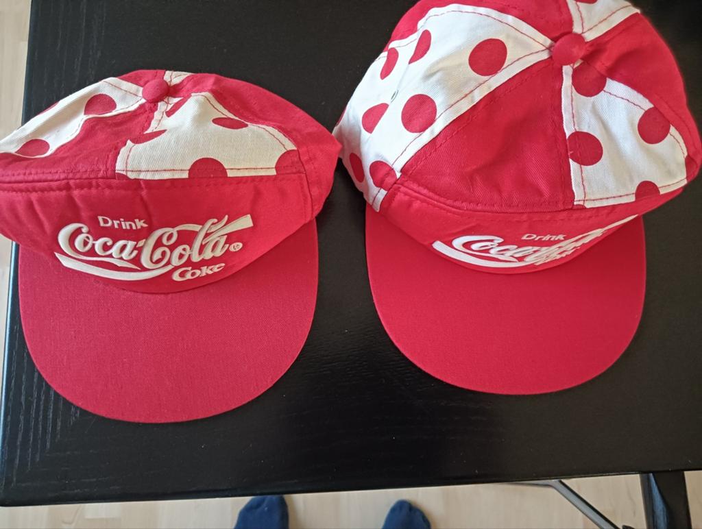 Coca-Cola petten - Set van 2 vintage petten, Ophalen of Verzenden, Zo goed als nieuw, One size fits all