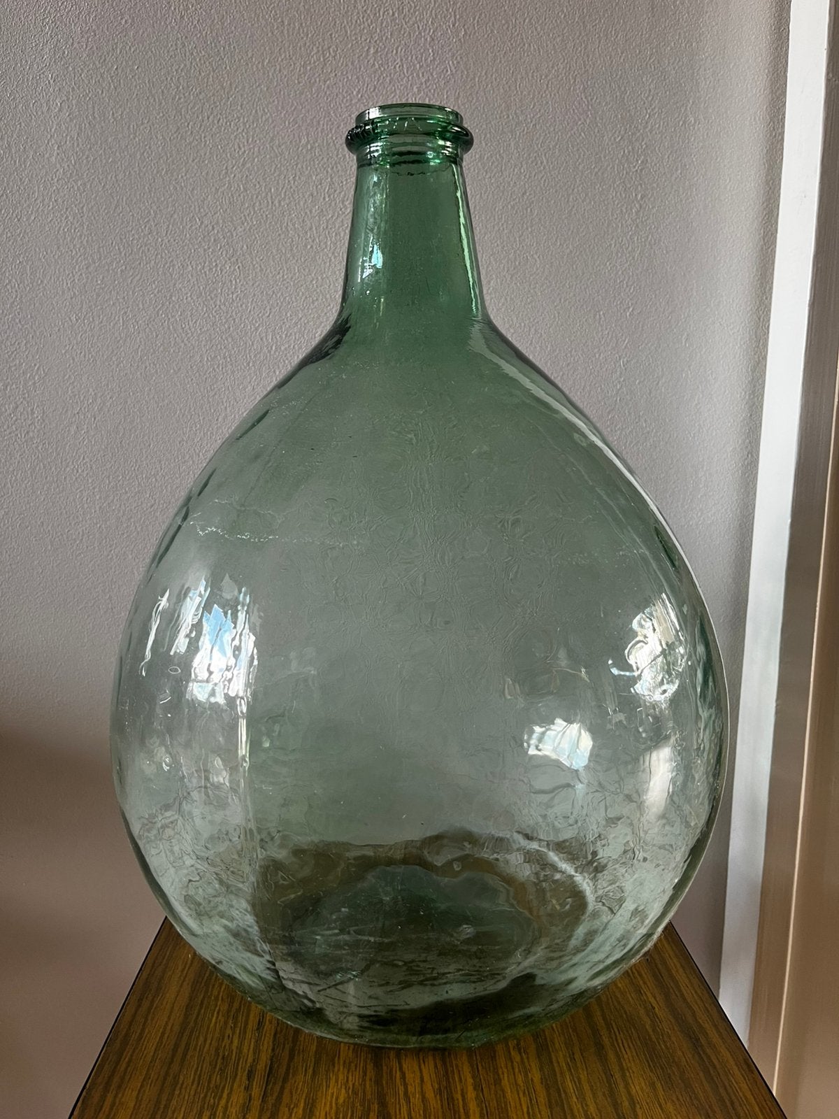 Grote vintage handgeblazen fles, Ophalen, Zo goed als nieuw