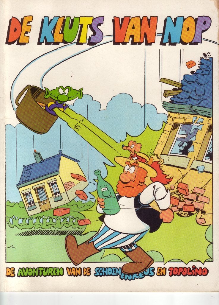 De kluts van Nop - Reclamestrip van de Schoenenreus - '82, Ophalen of Verzenden, Overige typen