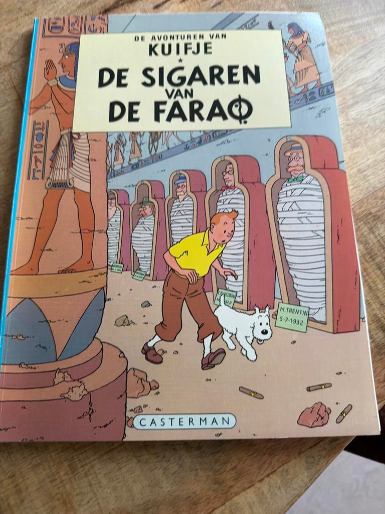 Kuifje: De Sigaren van de Farao - Klassiek Stripboek, Hobby en Vrije tijd, Ophalen of Verzenden, Gebruikt