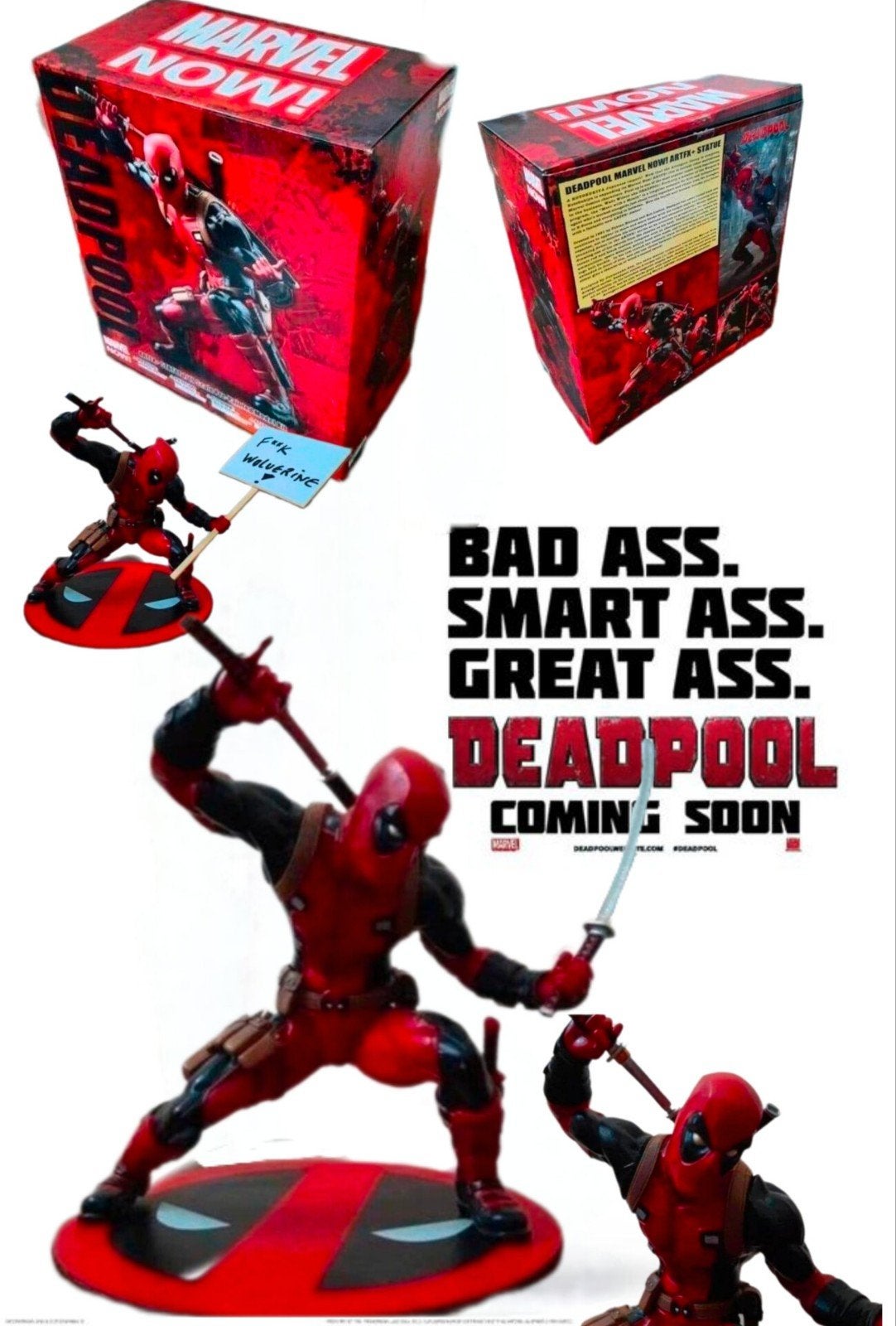 Kotobukiya ARTFX Deadpool Marvel NOW 1/10 statue compleet, Verzamelen, Ophalen of Verzenden, Zo goed als nieuw