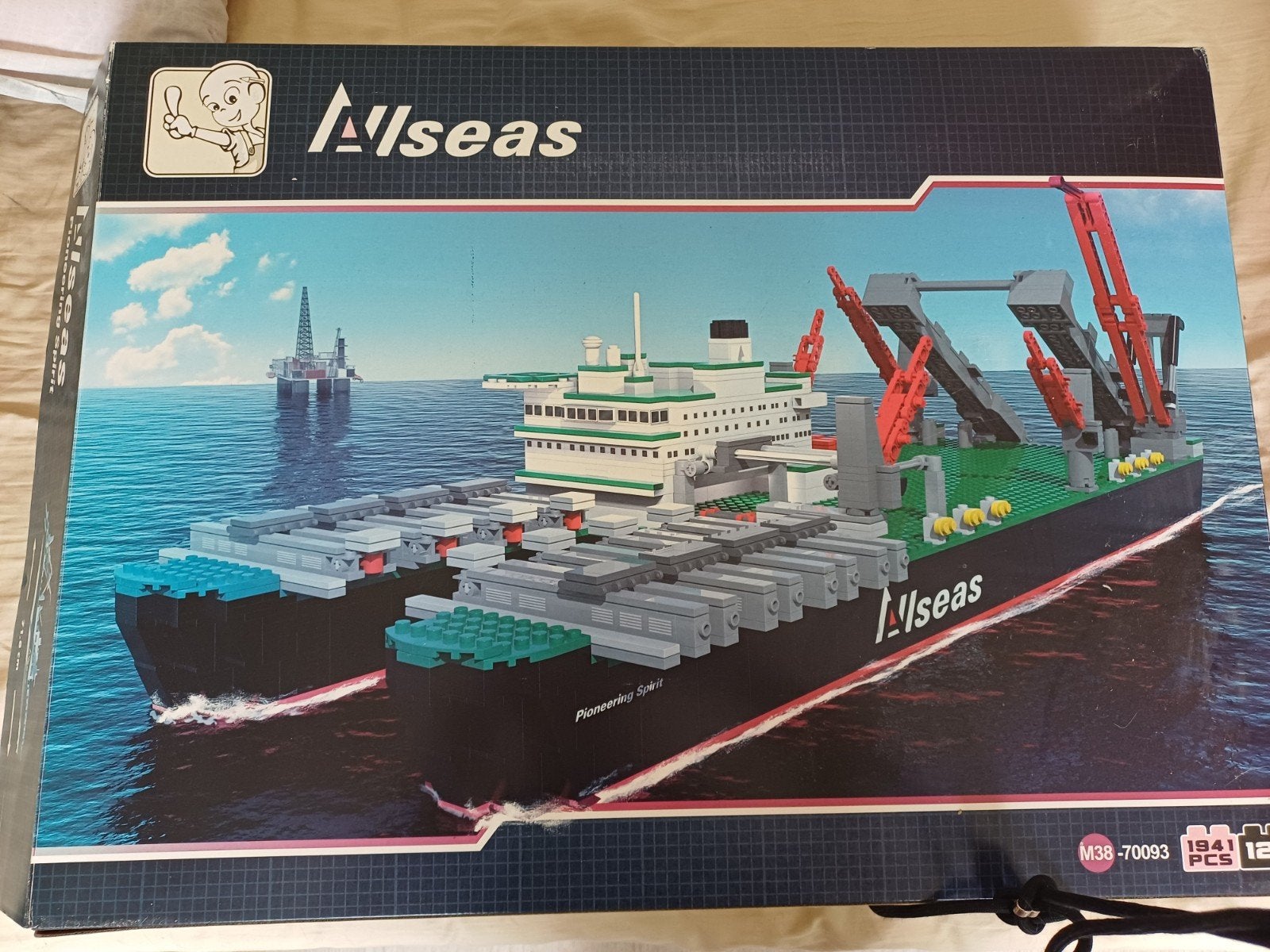 Sluban M38-B0670 Allseas Pioneering Spirit Bouwpakket, Kinderen en Baby's, Ophalen of Verzenden, Nieuw, Overige merken