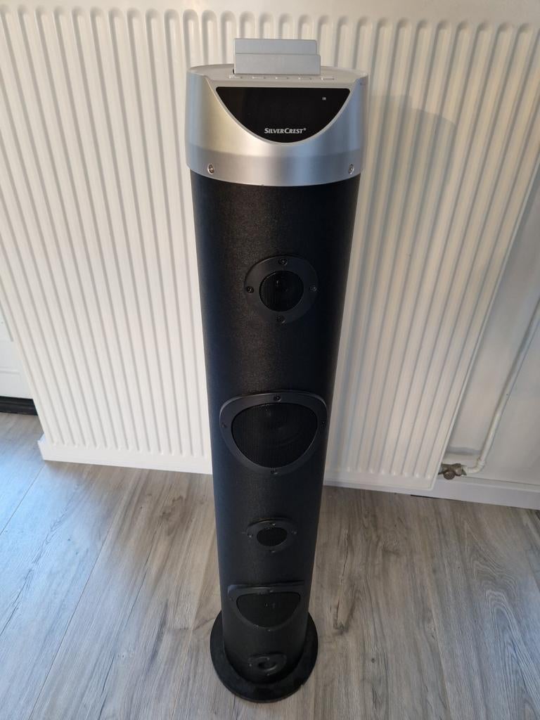 SilverCrest Bluetooth Soundtower met afstandsbediening, Audio, Tv en Foto, Luidsprekers, Zo goed als nieuw, Ophalen