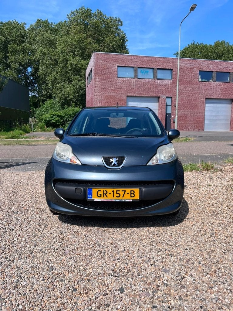 Peugeot 107 1.0 12V 5DR 2007 Grijs, Stof, 4 stoelen, 68 pk, Bedrijf