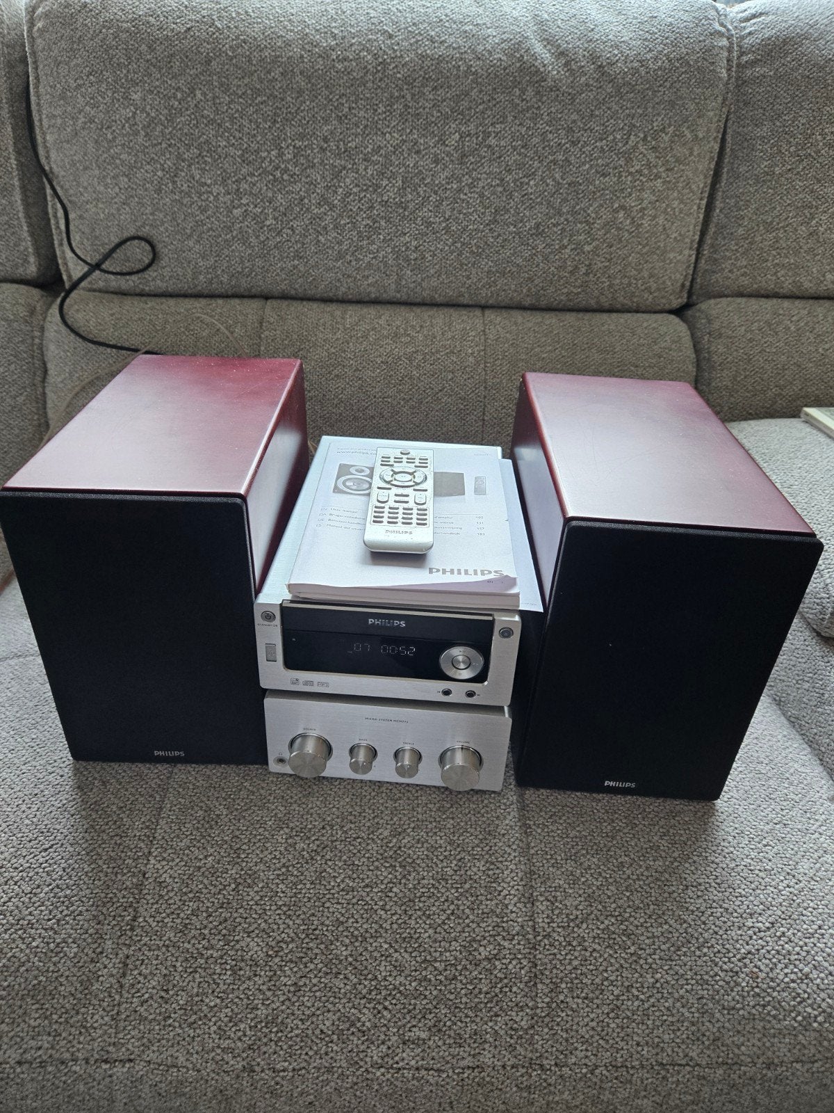 philips mcm772 radio fm/  cd / usb/ aux, Ophalen of Verzenden, Philips
