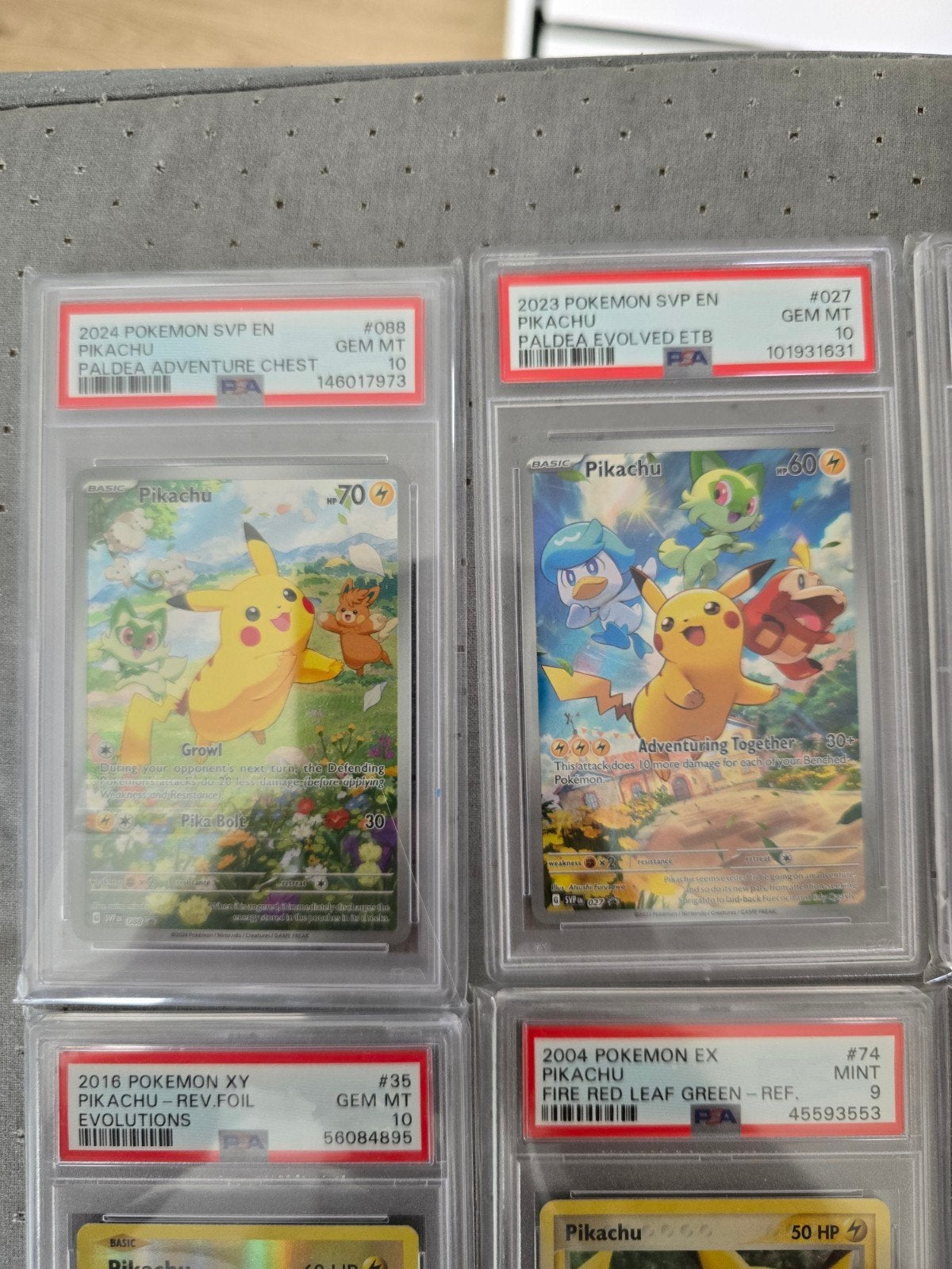 Pikachu slabs Last solds €2.708 | Directe Deal €2200, Ophalen, Zo goed als nieuw, Meerdere kaarten