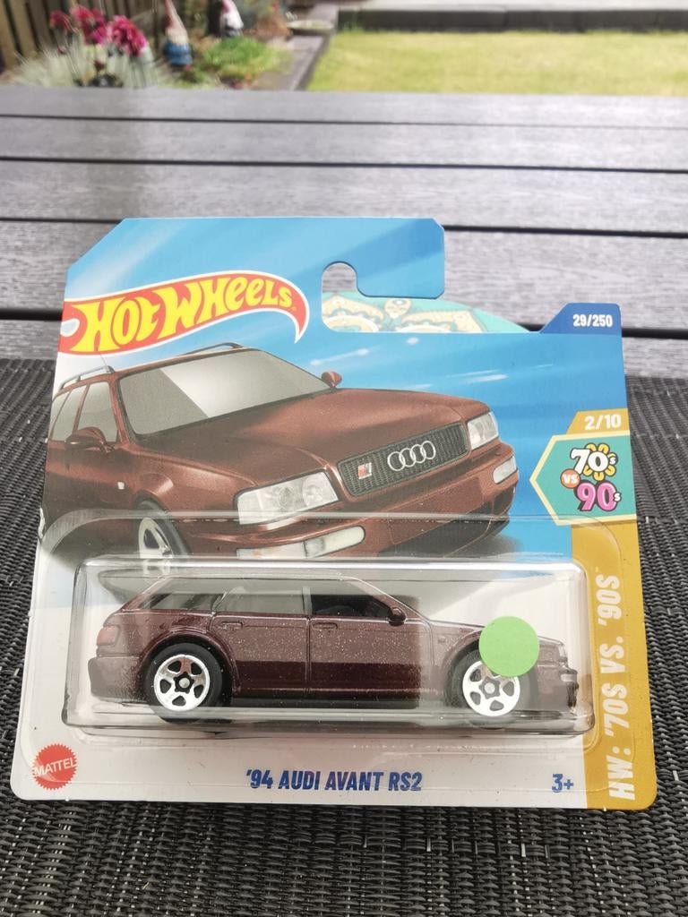 HotWheels '94 Audi Avant RS2 maroon, Ophalen of Verzenden, Nieuw, Auto