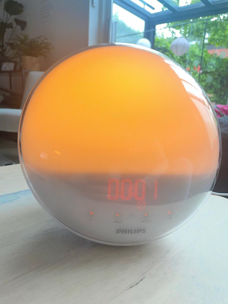 Philips Wake-up Light HF3520 - In prima staat, Witgoed en Apparatuur, Wekkers, Zo goed als nieuw, Digitaal, Ophalen