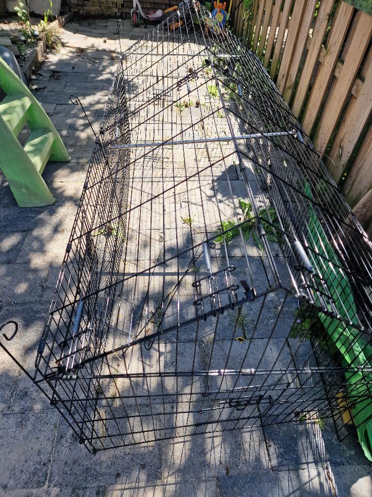 Buitenren voor konijnen, Dieren en Toebehoren, Ophalen, 110 cm of meer, 60 tot 90 cm, Zo goed als nieuw