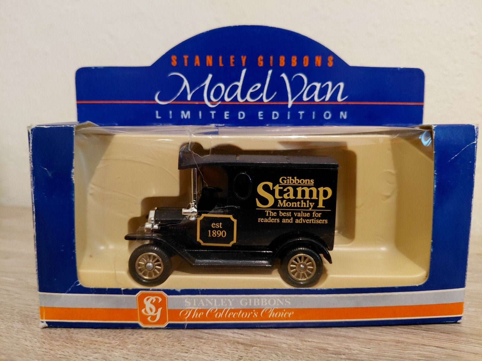 Limited Edition 'Stanley Gibbons' Ford T Van, Overige merken, Auto, Verzenden, 1:32 tot 1:50