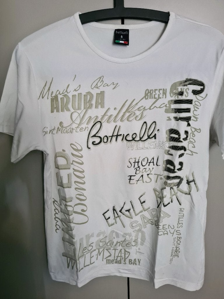 Botticelli shirt Mt 50 L, Kleding | Heren, Wit, Zo goed als nieuw, Botticelli, Verzenden