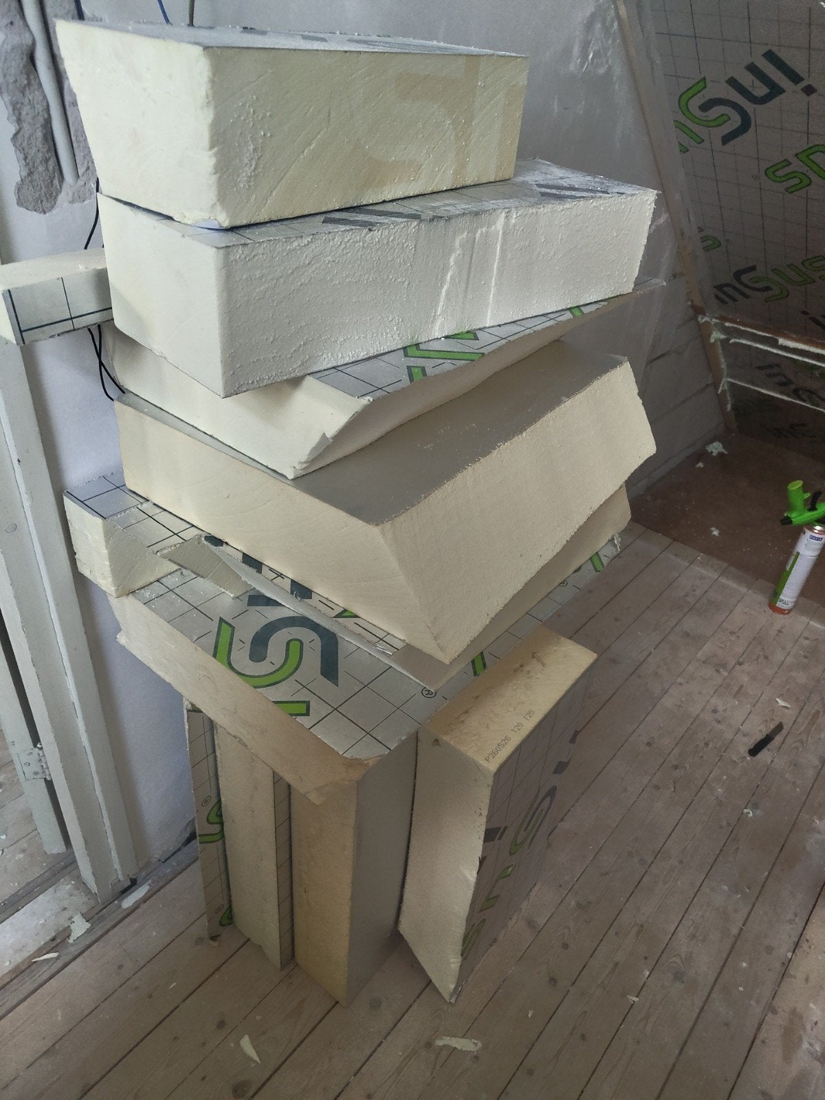 Restanten PIR isolatieplaten 12cm dikte, Ophalen, Vloerisolatie, Zo goed als nieuw, Hardschuim (Pir)