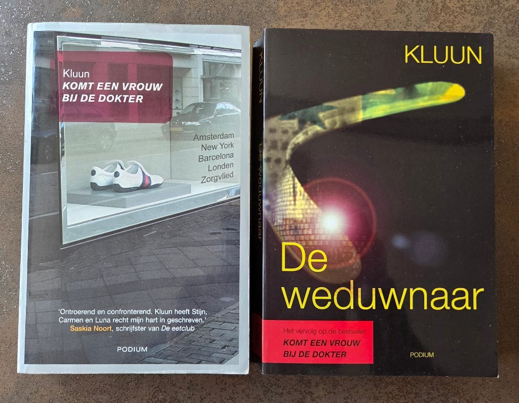 Kluun: Komt een vrouw bij de dokter + De Weduwnaar(vervolg), Verzenden, Zo goed als nieuw, Kluun, Nederland