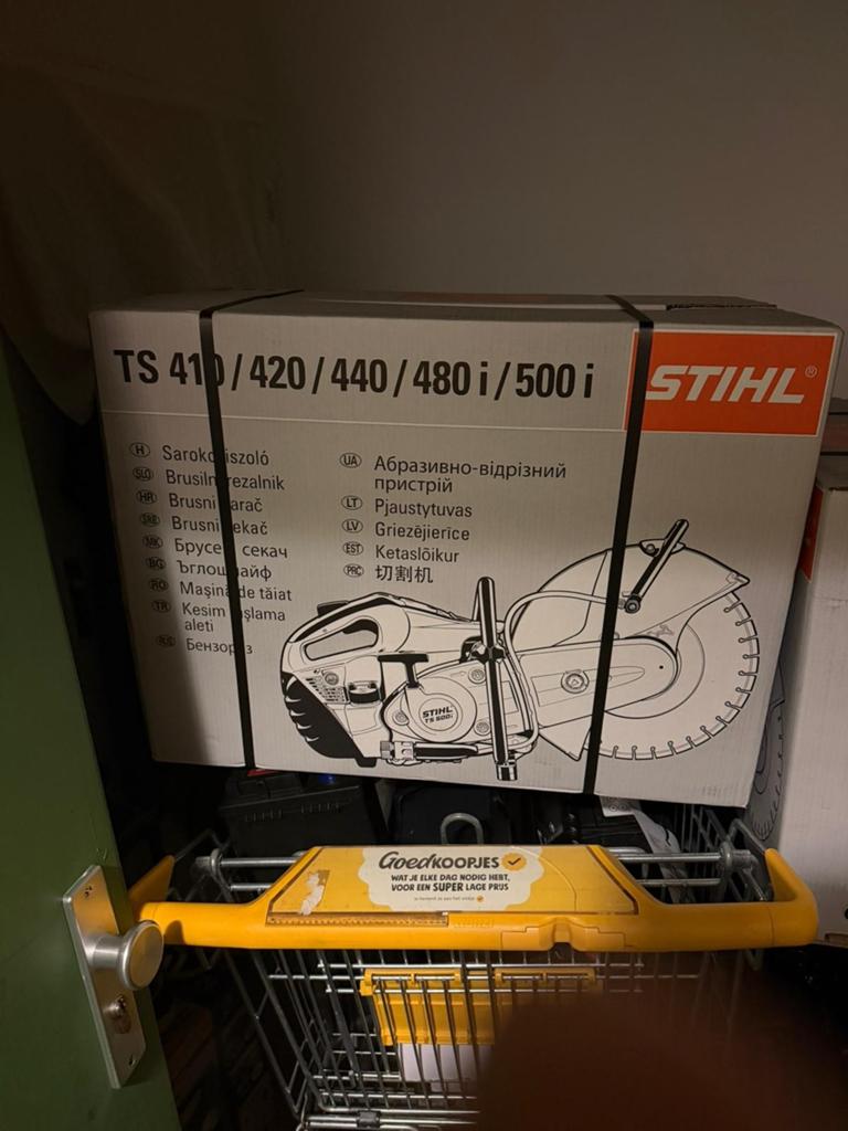 Stihl TS 500i Doorslijper - Nieuw in doos, Ophalen, Nieuw, Overige typen, Stihl